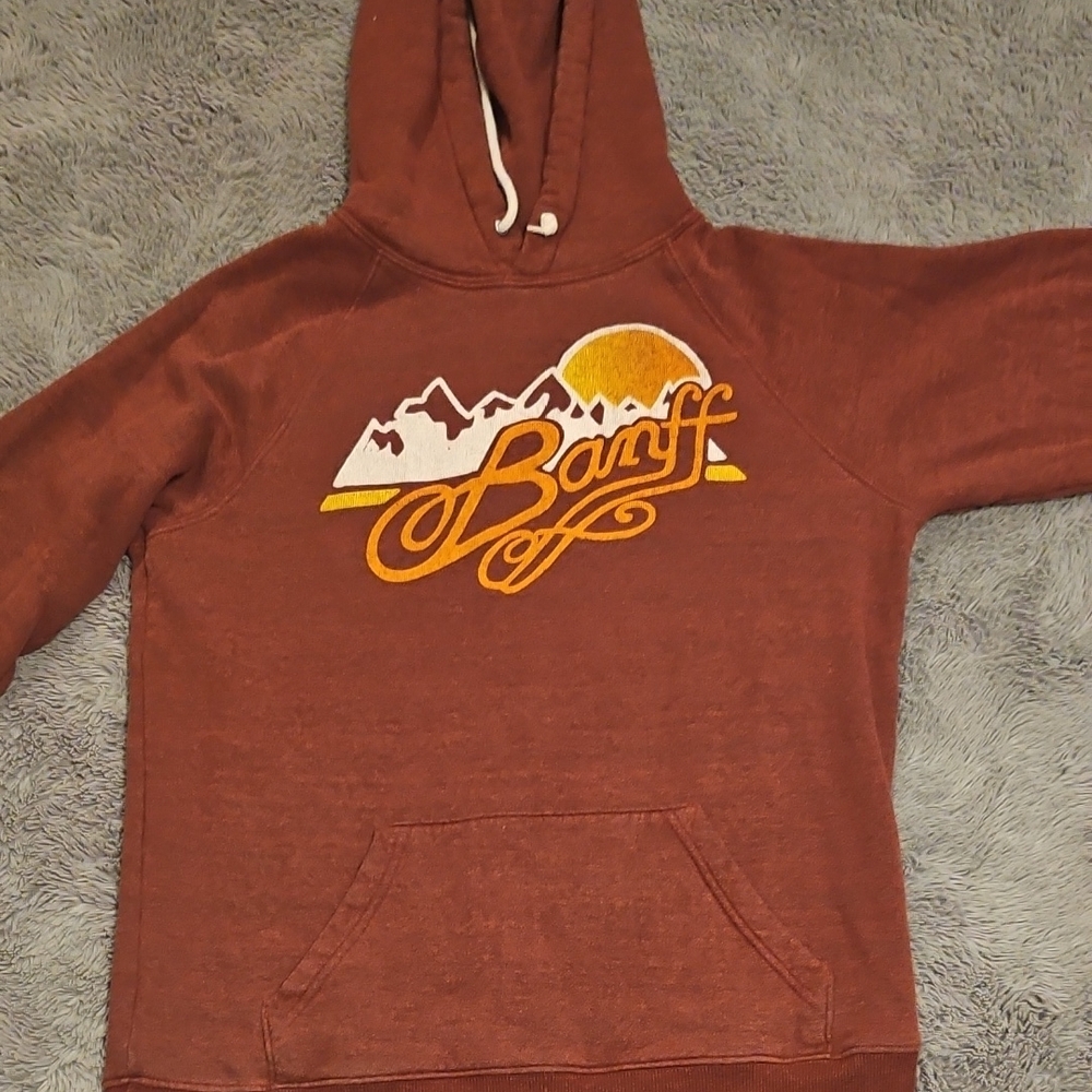 HOMAGE Maroon Hoodie  with Mountain Design